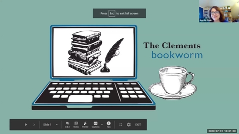 Thumbnail for 2020 July 31, Bookworm #18  – Literature and Public Life in the 19th century