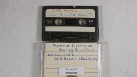 Thumbnail for Detroit Administrative Conference, Tape 1 [Side 2]