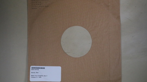 Thumbnail for Meet Your Congress, disc 3 [Side 2]