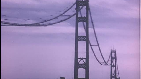 Thumbnail for entry Mackinac Bridge Construction