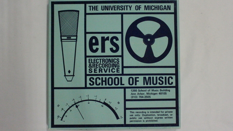Thumbnail for Amaizin' Blues; First Annual Campus Concert; John A. Smith, artistic director [Part 1]