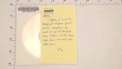 Thumbnail for Digital Materials &gt; Digital Audio Recordings &gt; Pioneer Band Shows, 1974-1997