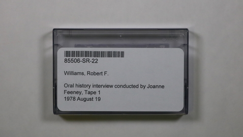 Thumbnail for entry Oral history interview conducted by Joanne Feeney, Tape 1 [Side 2]