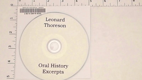 Thumbnail for Oral histories, photos, and other historic materials from the Sleeping Bear Dunes region &gt; Oral History Audio Files, 1976-2010 &gt; Sleeping Bear Dunes Region, 1976-2010 &gt; Port Oneida Area, 1979-2010 &gt; Thoreson Farm, 2005-2010 &gt; Thoreson, Leonard excerpts...