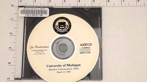 Thumbnail for Audio-Visual Material &gt; Digital Recordings &gt; Honors Convocation &gt; March 14, 2004