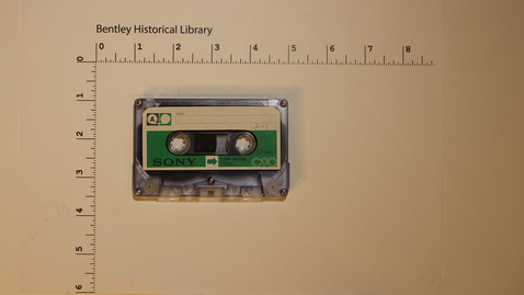 Thumbnail for entry Russell West. History of the Ann Arbor Public Schools - Tape 2 {Side 1]