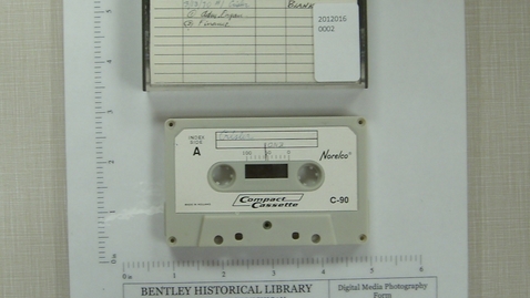 Thumbnail for [Michael Nyikos interview with Fritz Crisler]; Part 1 [Side 1; no Side 2]