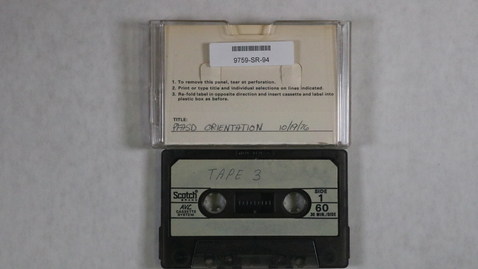Thumbnail for PFASD Orientation, Tape 3 [Side 2]