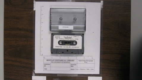 Thumbnail for Oral History of Bonnie Ackley, Interviewed by Enid H. Galler [Side 1]
