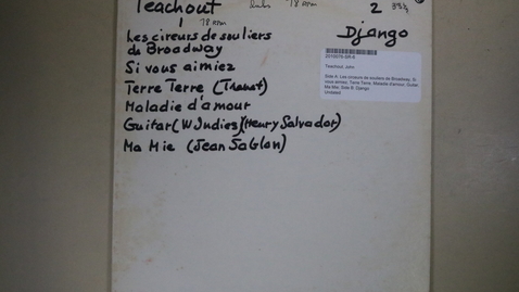 Thumbnail for French Music; Montand; Django [Side 1]