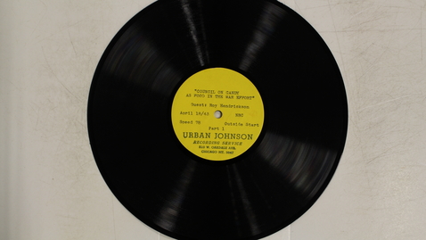 Thumbnail for Washington Reports on Rationing, Guest: Roy Hendrickson, disc 1: [Side 2]
