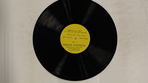 Thumbnail for Washington Reports on Rationing, Guests: Colonel Paul Logan, disc 2: [Side 2]