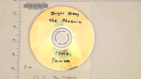 Thumbnail for entry Audio recordings &gt; Digital Audio Recordings &gt; Recordings of Bright Sheng's Music &gt; Disc 18 of 28