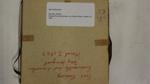 Thumbnail for George Romney interview, Lou Gordon Show [Part 2]