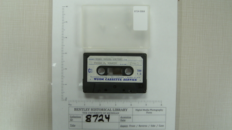 Thumbnail for Henry Russel Lectureship - Thomas M. Donahue [Side 1; no Side 2]