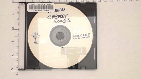 Thumbnail for Audio-Visual Materials &gt; Sound recordings &gt; Digital Audio Recordings &gt; Cabaret Songs &gt; Cabaret Songs