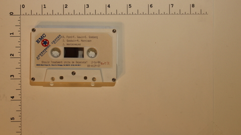 Thumbnail for EMC, Annenberg Center for Health Sciences; Should treatment units be separate? Tape 1 [Side 1]