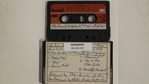 Thumbnail for WDET, Detroit &quot;The Sound of Detroit,&quot; show tape 20 - Visions/Griot Galaxy [Side 1]