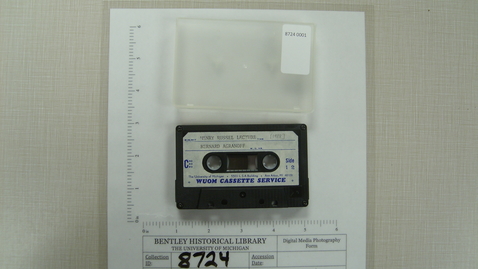 Thumbnail for Henry Russel Lectureship - Bernard Agranoff [Side 1; no Side 2]