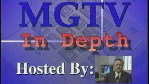 Thumbnail for &quot;In Depth Live Interview with Gov. Engler, &quot; Michigan Government Television