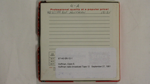 Thumbnail for Hoffman radio broadcast [Part 1]