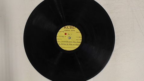 Thumbnail for Interview with Mrs. Joseph E. Davies by Choc Hutcheson, disc 1: [Side 2]