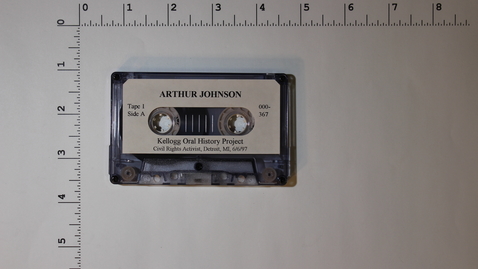 Thumbnail for University of Michigan Oral History Project -  &quot;Documenting the Healthcare Experiences of African Americans in Southeastern Michigan from 1940-1969&quot; - Arthur Johnson, PhD. - Interview [Side 1]