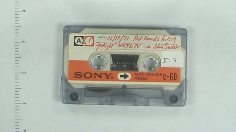 Thumbnail for &quot;Spotlight&quot; [WXYZ radio program, Bill Bonds] interview with John &amp; Leni
                Sinclair, WXYZ radio; (Unit II, no. 7) [Side 2]