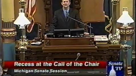 Thumbnail for Audio/Visual Materials &gt; Digital Materials &gt; Michigan Senate Chamber, November 13, 2003