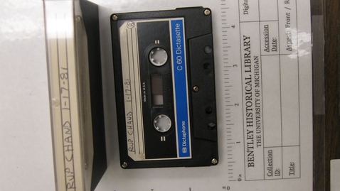 Thumbnail for Oral History Interview 1981 [Side 1]