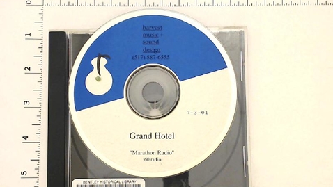 Thumbnail for Audio Material, 1981-2013 &gt; Miscellaneous &gt; Digital Recordings &gt; Marathon Radio, July 3, 2001