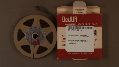 Thumbnail for Wilbert McKeachie 3 [Side 1 - No Side 2]