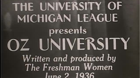 Thumbnail for Motion picture produced by UM Freshman Women - Freshman Pageant