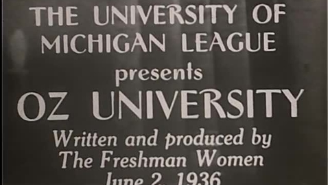 Thumbnail for entry Motion picture produced by UM Freshman Women - Freshman Pageant