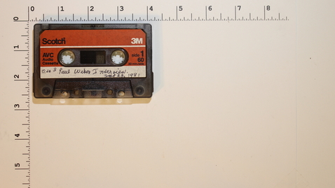 Thumbnail for Interview with Paul W. Weber - Tape 2 of 2 [Side 1 - No Side 2]