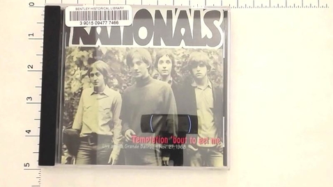 Thumbnail for entry Sound Recordings &gt; Digital Audio Recordings &gt; John Sinclair &gt; Various artists &gt; Temptation 'bout to Get Me: The Rationals, November 27, 1968