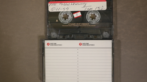 Thumbnail for PWE Public Hearing Tape 1 of 2 [Side 2]