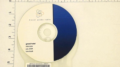 Thumbnail for Audio Material, 1981-2013 &gt; Miscellaneous &gt; Digital Recordings &gt; Travel Globe Radio, June 2004 &gt; Disc 2 of 2
