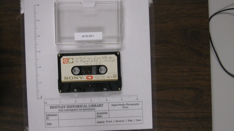 Thumbnail for David M. Dennison Trial Run of Talk for Physical Society in Chicago [Side 1]