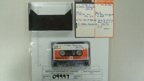 Thumbnail for [Programs of David Knight, Christian Israelite Church:] 4 Radio Programmes I-19 [Side 2]