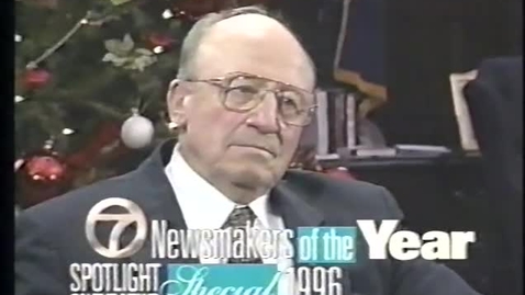 Thumbnail for Visual Materials &gt; Digital Recordings &gt; Spotlight-Newsmakers of the Year, December 28, 1996