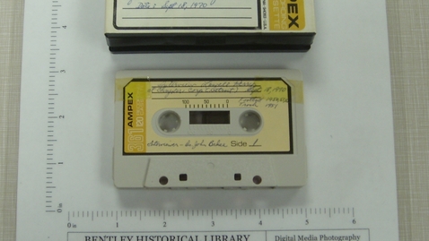 Thumbnail for Lowell Perry, football, 1950-1952; track, 1950, 1952, Ypsilanti MI [Side 1]