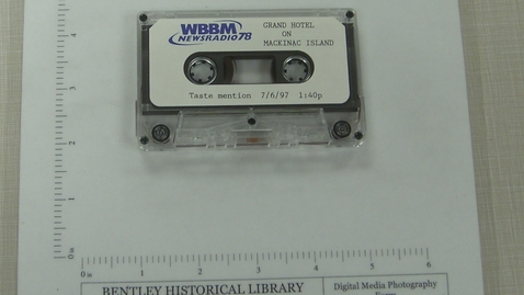 Thumbnail for Grand Hotel on Mackinac Island - Taste mention 1:40p [Side 1; no Side 2]