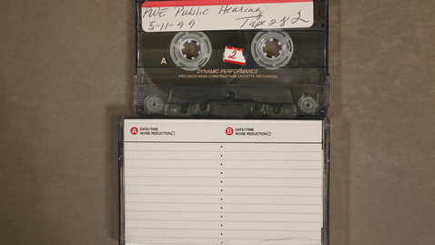Thumbnail for PWE Public Hearing Tape 2 of 2 [Side 1]