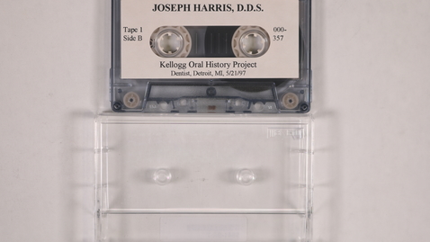 Thumbnail for entry Joseph Harris interview, tape 1 [Side 2]