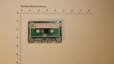 Thumbnail for entry Russell West. History of the Ann Arbor Public Schools - Tape 3 [Side 1 - No Side 2]