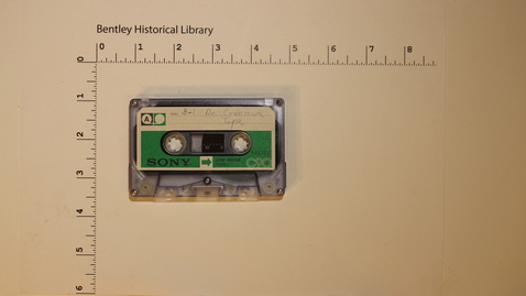 Thumbnail for Russell West. History of the Ann Arbor Public Schools - Tape 3 [Side 1 - No Side 2]