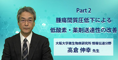 part 2 腫瘍間質圧低下による低酸素 薬剤送達性の改善