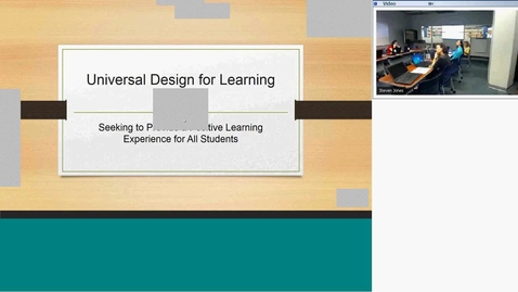 Thumbnail for entry CTL Workshop-Introduction to Universal Design for Learning