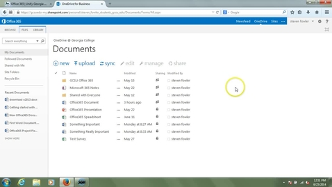 Thumbnail for OneDrive Introduction - Editing Content